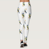 Gouden Tarwe en Blauwe Tit Leggings (Achterkant)
