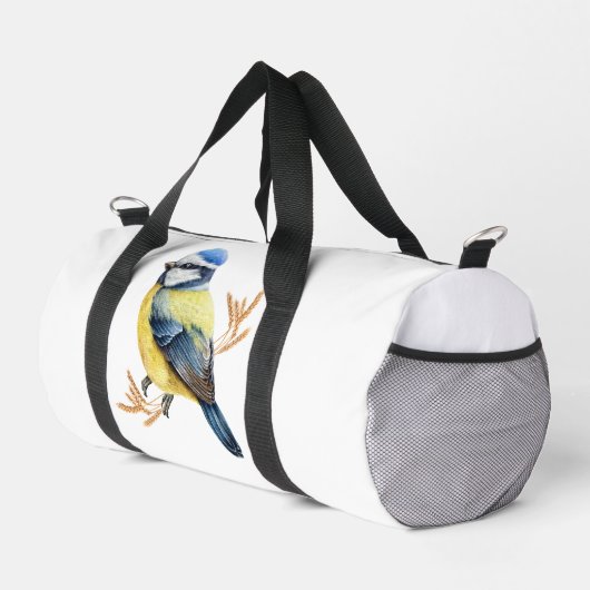 Gouden Tarwe en Blauwe Tit Plunjezak (Rechterhoek)