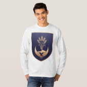 Gouden Tarwe Kreeft – Desert Fox Embleem T-shirt (Voorkant volledig)