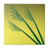 Gouden Tarwe Oogst Dawn Frieze Patroon Tegeltje (Voorkant)