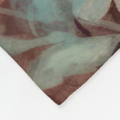 Gouden tarwebloesems fleece deken (Hoek)