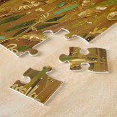 Gouden Tarweveld Onder Sterrenhemel - Getextureerd Legpuzzel (Zijkant)