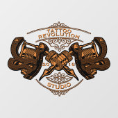  gouden Tattoos winkelen aanpassen Raamsticker (Vel)