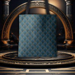Gouden & Teal Gatsby Glamour Tote Bag