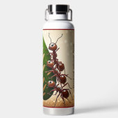 "Gouden Teamwork" Waterfles (Achterkant)