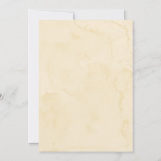 Gouden Teddybeer Hete Luchtballon Baby shower Kaart (Achterkant)