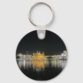 Gouden Tempel Canvas Print Sleutelhanger (Voorkant)