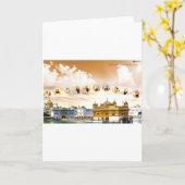 GOUDEN TEMPEL MET DE SIKH GOEROES KAART (Gele Bloem)