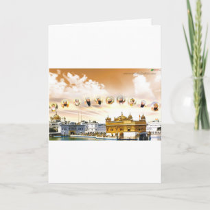 GOUDEN TEMPEL MET DE SIKH GOEROES KAART