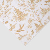 Gouden tempels Chinoiserie Tuiuse Papier (Detail)