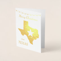 Gouden Texas Star Foto Sjabloon Kerstmis