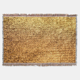 Gouden textiel: glamoureuze macro achtergrond. deken