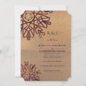  gouden textielversiering kaart (Voorkant)