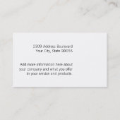 Gouden Textuur | Blad Visitekaartje (Achterkant)