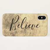 Gouden Textuur Geloof Case-Mate iPhone Case (Achterkant (horizontaal))