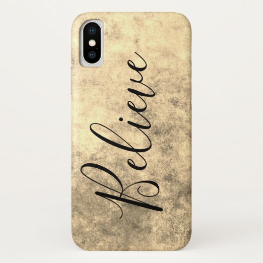 Gouden Textuur Geloof Case-Mate iPhone Case (Achterkant)