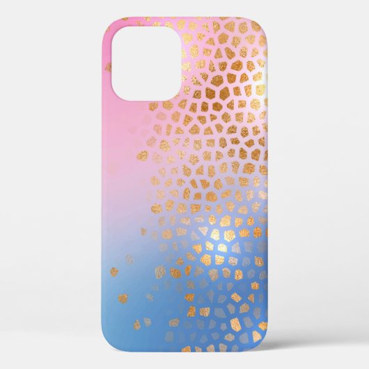 Gouden textuur: gradiënt abstracte achtergrond Case-Mate iPhone case (Achterkant)