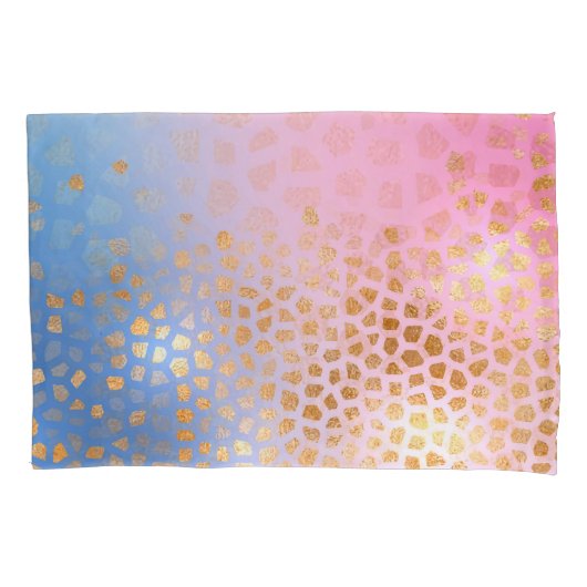 Gouden textuur: gradiënt abstracte achtergrond kussensloop (Voorkant)