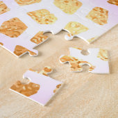 Gouden textuur: gradiënt abstracte achtergrond legpuzzel (Zijkant)