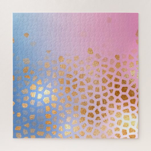 Gouden textuur: gradiënt abstracte achtergrond legpuzzel (Verticaal)