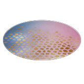 Gouden textuur: gradiënt abstracte achtergrond snijplank (Hoek)