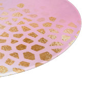 Gouden textuur: gradiënt abstracte achtergrond snijplank (Hoek)