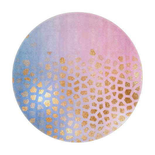 Gouden textuur: gradiënt abstracte achtergrond snijplank (Voorkant)