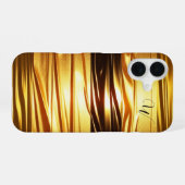 Gouden Textuur iPhone 16 Hoesje (Achterkant horizontaal)
