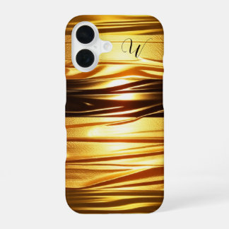 Gouden Textuur iPhone 16 Hoesje