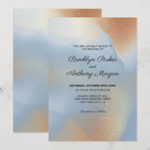 Gouden textuur op blauwe bruiloft