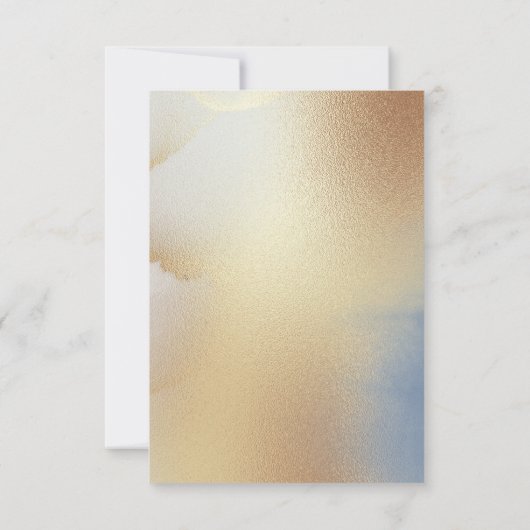 Gouden Textuur Verjaardag Kaart (Achterkant)