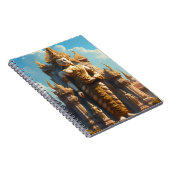 Gouden Thaise Tempelbewaker Notitieboek (Rechterzijde)