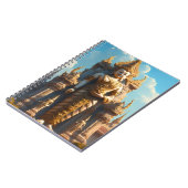 Gouden Thaise Tempelbewaker Notitieboek (Linkerzijde)
