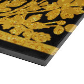 Gouden Thanksgiving Turkije Bloemensnijplank Snijplank (Hoek)