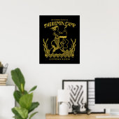 Gouden Theremermaid Poster (Thuiskantoor)