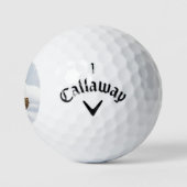 Gouden Thor Hamer wolken Callaway golfballen 3 pk (Logo)