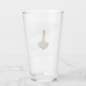 Gouden Thor Hamer wolken Collins glazen tumbler (Achterkant)
