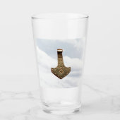 Gouden Thor Hamer wolken Collins glazen tumbler (Voorkant)