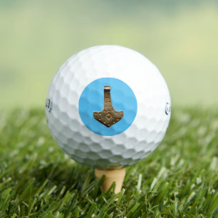 Gouden Thor Hammer blauw Callaway Zachte golfballe Golfballen