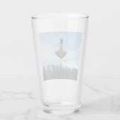 Gouden Thor Hammer bomen Collins glazen tuimelaar (Achterkant)