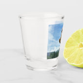 Gouden Thor Hammer bomen geschoten glas (Links)