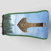 Gouden Thor Hammer bomen golfclub putter cover (Voorkant)