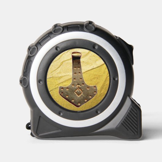 Gouden Thor Hammer Gouden Vein tape maatregel Rolmaat (Voorkant)