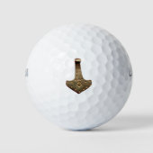 Gouden Thor Hammer Wilson Ultra golfballen 3 pk (Voorkant)