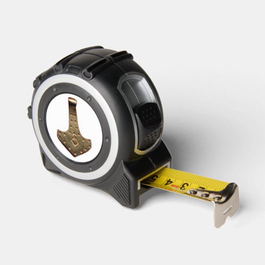 Gouden Thor Hammer witte tape maatregel Rolmaat (Hoek)