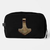 Gouden Thor Hammer zwart dopp kit Toilettasje (Voorkant)