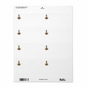 Gouden Thor's Hamer verzendlabels Etiket (Full Sheet)