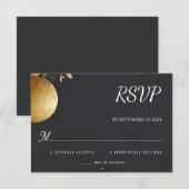 Gouden Ticket Paspoort Boarding Pass Bruiloft RSVP Kaartje (Voorkant / Achterkant)