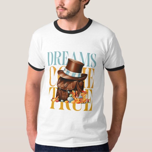 gouden ticket t-shirt (Voorkant)
