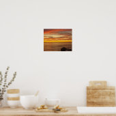 Gouden tijd van de dag poster (Keuken)